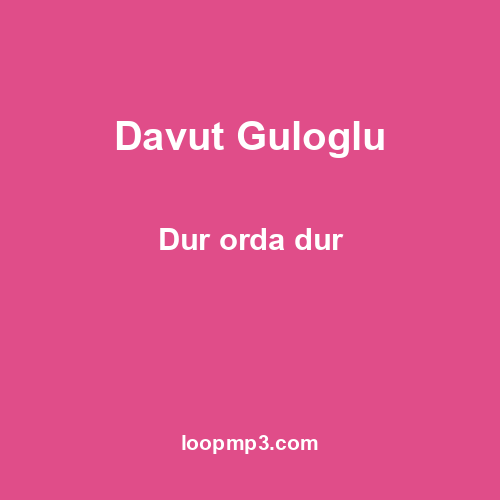 Davut Guloglu - Dur orda dur