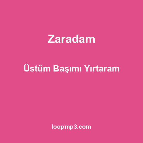Zaradam - Üstüm Başımı Yırtaram